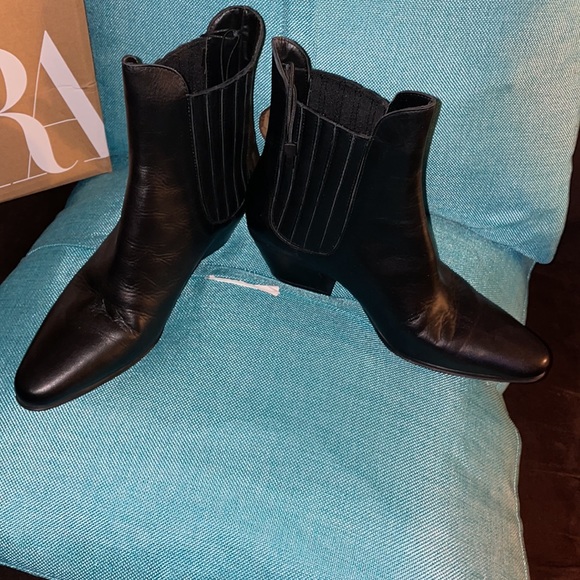 NWT ZARA cowboy boots size 37 - Picture 2 of 4
